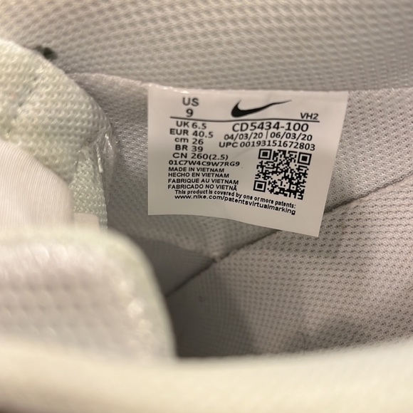 Nike Court Vision Low Women's Sneakers Size 9 (EUC) - Picture 4 of 6